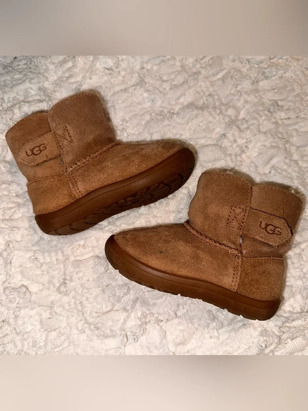 UGG Kids Chestnut Brown Suede Boot